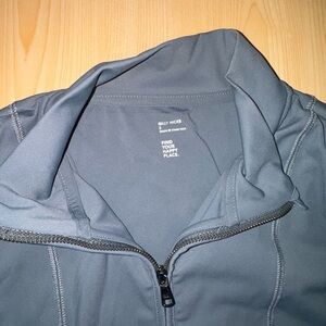 Gilly Hicks Charcoal Zip-Up Jacket